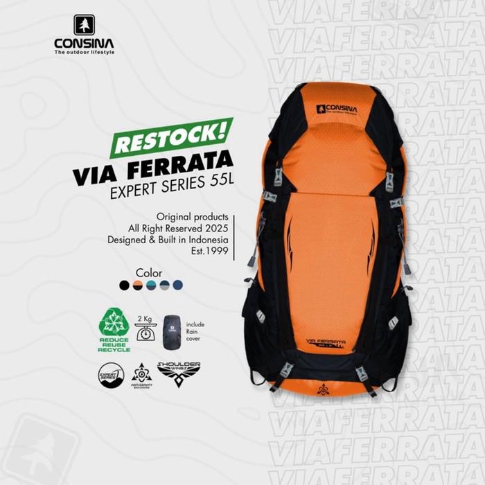 CONSINA VIA FERRATA EXPERT SERIES RANSEL GUNUNG 50+5L