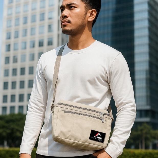 ALPINA GIANT Crossbody Multipocket Tas Selempang Sling Bag Medium-Large Variants