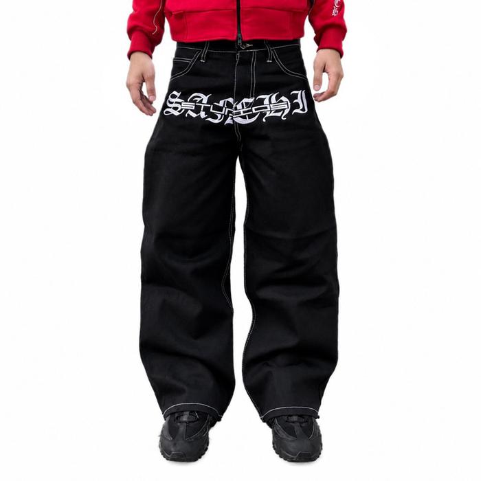 Sanchi Studios - Baggy Jeans Cyber Black Unisex/Baggy Jeans Black