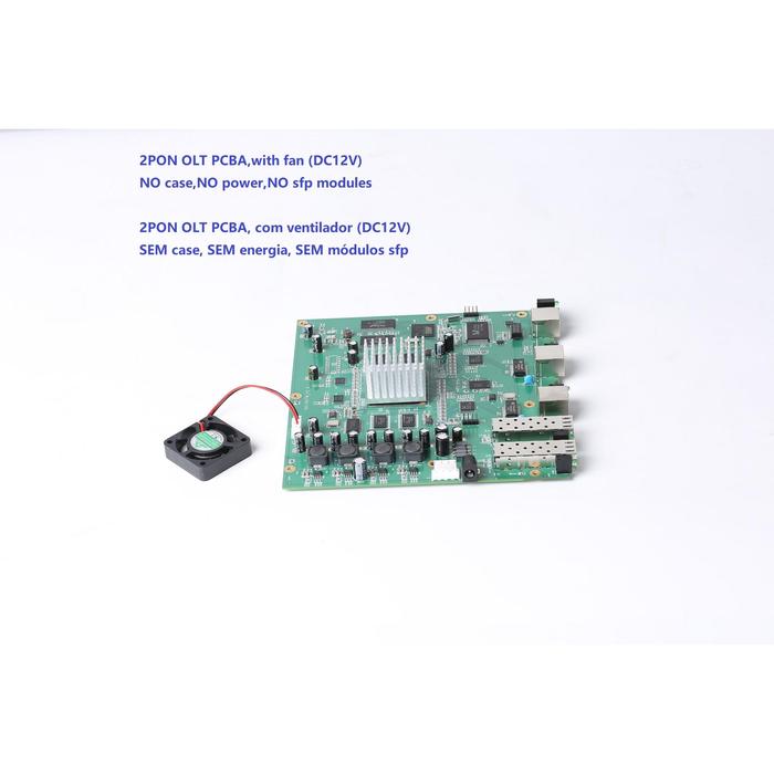 OLT FIBER CONVERTER LAN SWITCH PCBA BOARDS NOT INCLUDE PON MODULES NO