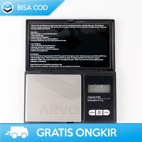 TIMBANGAN EMAS DIGITAL 200 GRAM BY TAFFWARE DIGIPOUNDS SCALE AKURAT