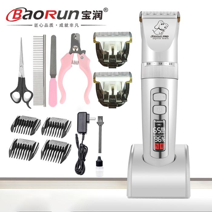Baorun P9 Pet Clipper Hair Clipper For Dogs Reachageable Trimmer