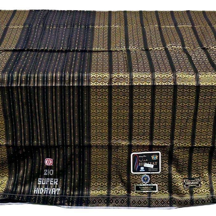 Sarung Tenun Sultan SUPER Hidayat 210 SE Sutra Premium diatas bhs sge Mewah