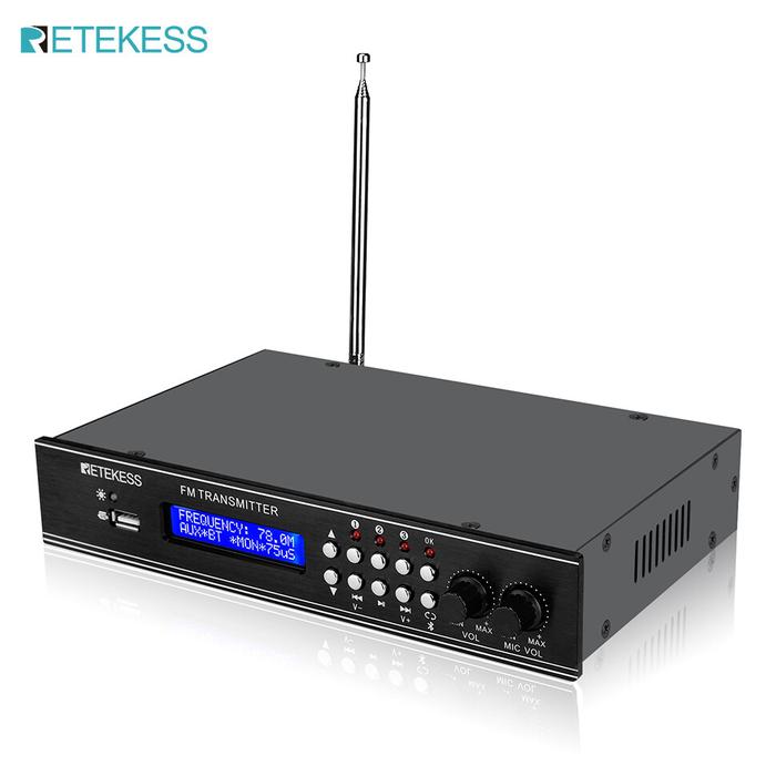 Retekess TR510 Pemancar FM, Pemancar Siaran FM Jarak Jauh dengan