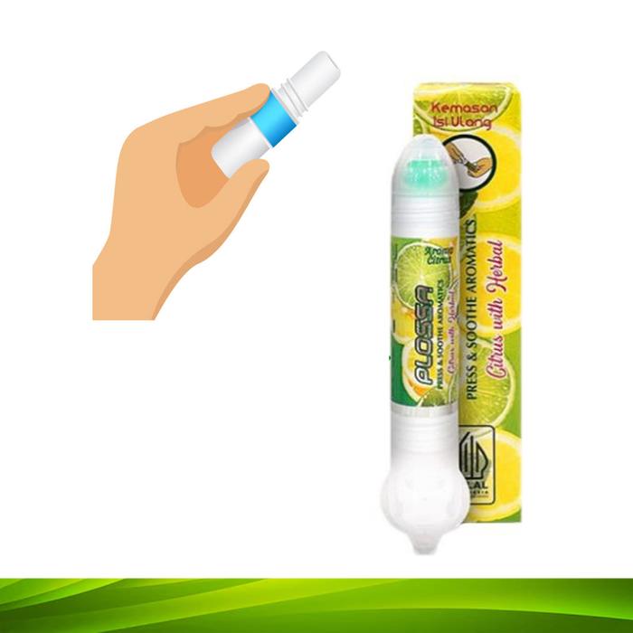 Plossa Mini Refill Citrus Minyak Angin Aromatherapy