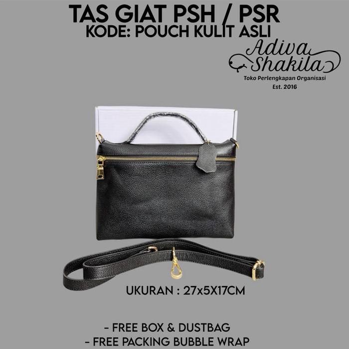 TAS POUCH KULIT ASLI UNTUK BHAYANGKARI PERSIT PIA IKKT JALASENASTRI DHARMAWANITA