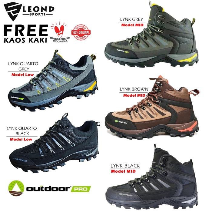 NEW Sepatu Hiking Outdoor Pro LYNK Outdoo Pro LYNK Quarto Model Low Sepatu Gunung Outdoor Pro Origin