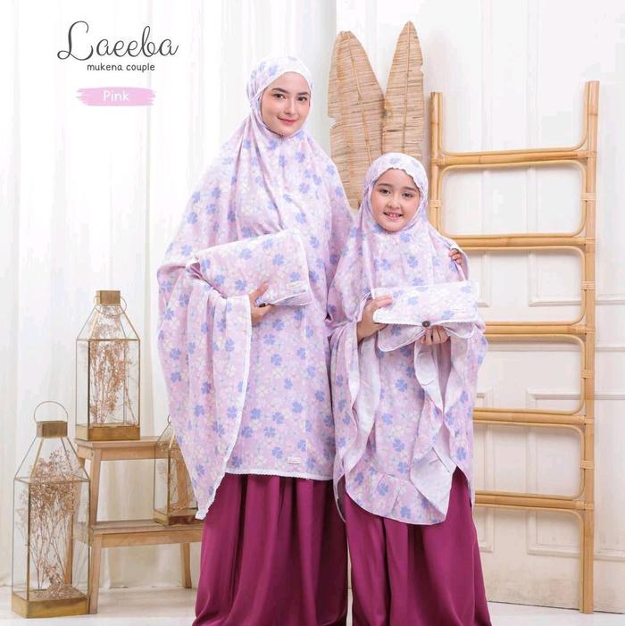 Luvena || Mukena Couple Laeeba, Mukena Ibu dan Anak