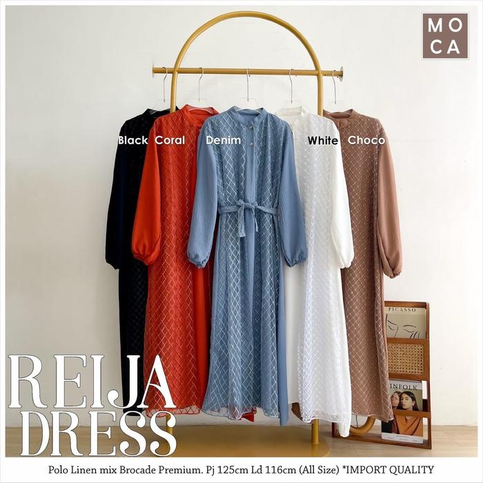 Reija dress linen mix brokat premium