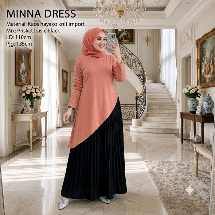 MINNA dress | dress wanita | maxidress | baju wanita