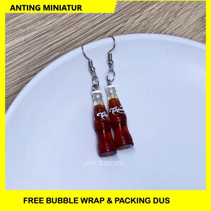 MINIATUR PRODUK ANTING TEH BOTOL SOSRO MINI