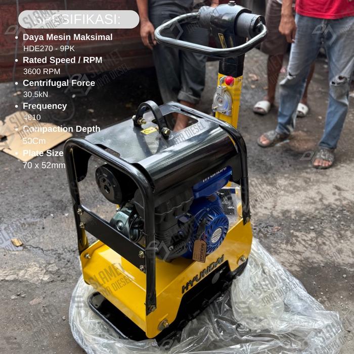Hyundai HDCP30HR - Mesin stamper Hydraulic Reversible Plate Compactor