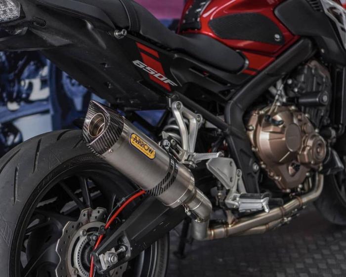 KNALPOT ARROW EXHAUST HONDA CB650F / CBR650F 2014 - 2018