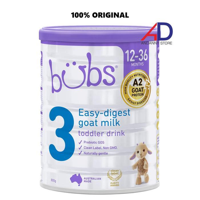 Buuubs Goat Milk Toddler Drink Stage 3 / Easy-Digest Goat Milk / Susu Kambing / Goat Milk-Based Form