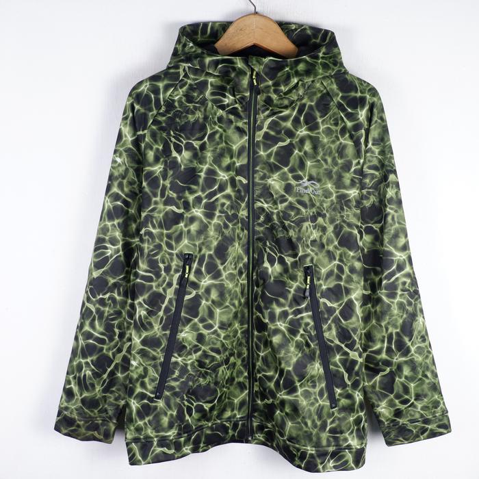 JAKET FIND OUT CAMOUFLAGE TACTICAL OUTDOOR SOFTSHELL JK404 SIZE L