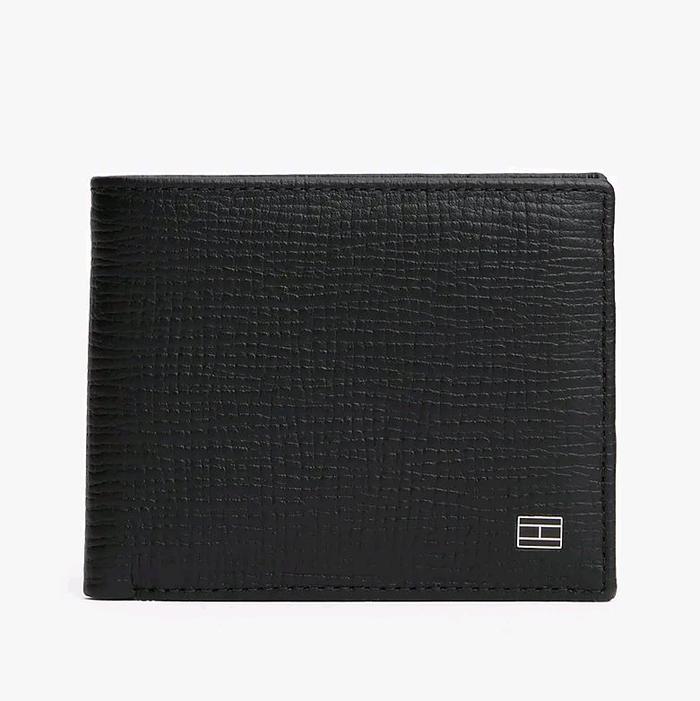 Tommy Hilfiger - Hilfiger Flag Leather Bifold Credit Card Wallet Dompet Pria