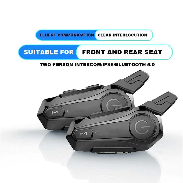 Intercom Helm Motor Headset Helmet Bluetooth 5.0 1 PCS - X1 Plus Intercom Helm Bluetooth Headset 2 R