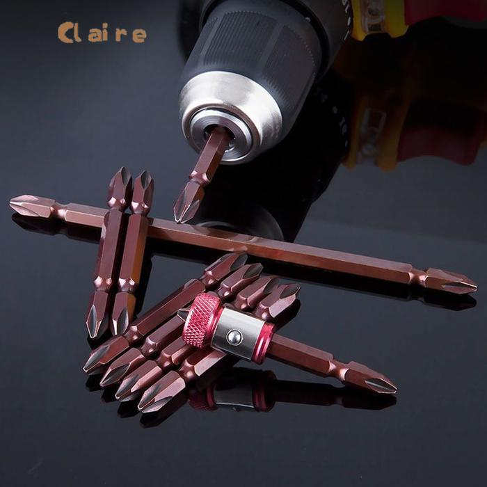 Tekiro Mata Obeng Angin Plus Minus S2 65mm/100mm Double Ended Bits / CH