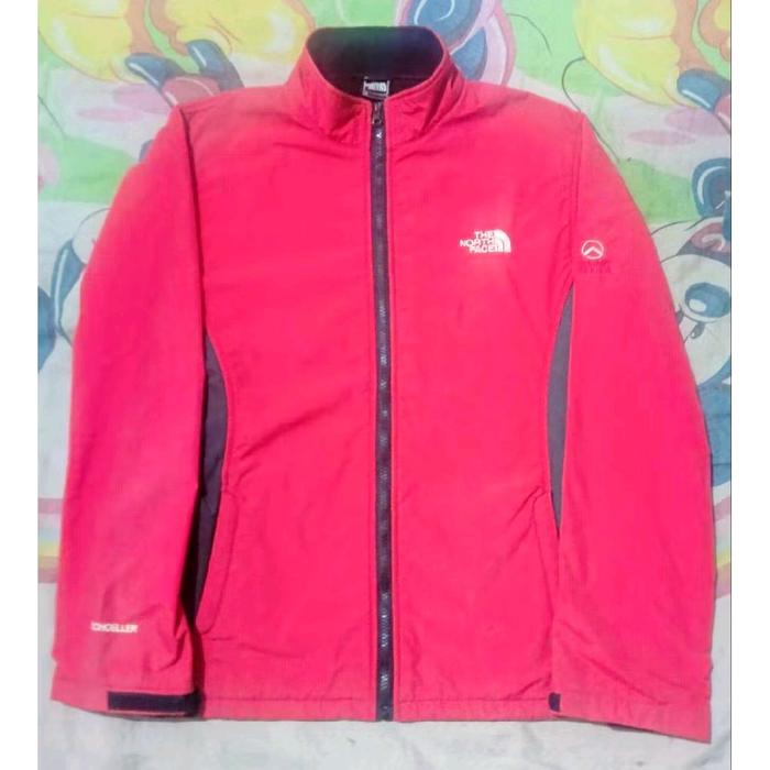 Jaket Vintage Casual The North Face Summit Series Schoeller Red Second