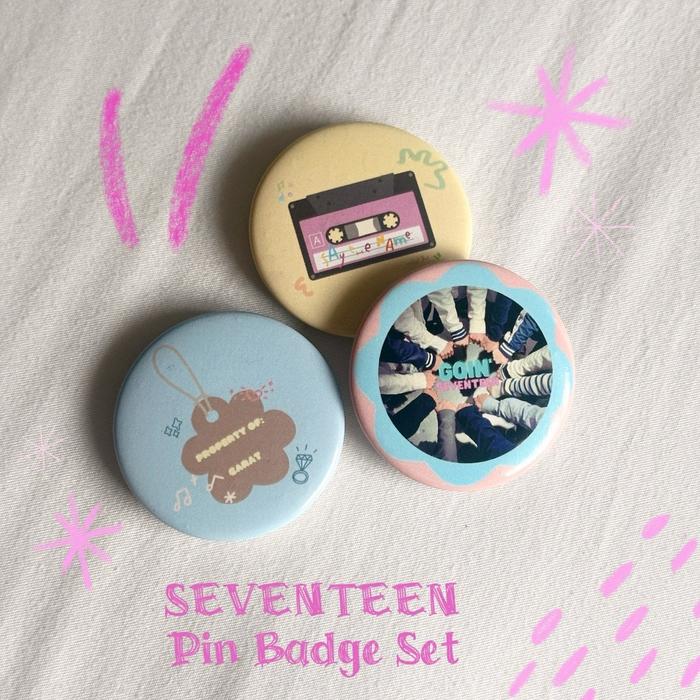 SEVENTEEN PIN BADGE SET - BROS KPOP ISI 3