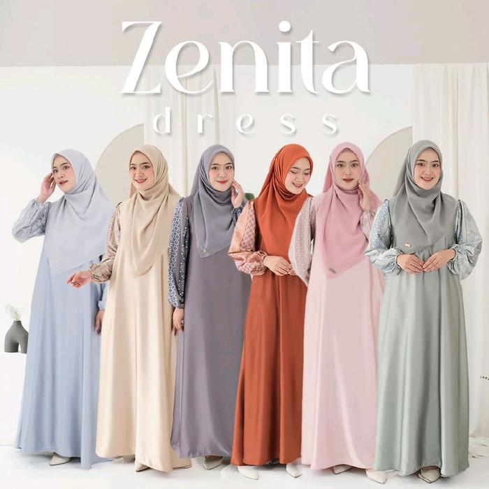 Greenism Dress/ZENITA Dress by Greenism/ZENITA Dress Greenism/Gamis Busui/Dress Greenism/ZENITA Dres