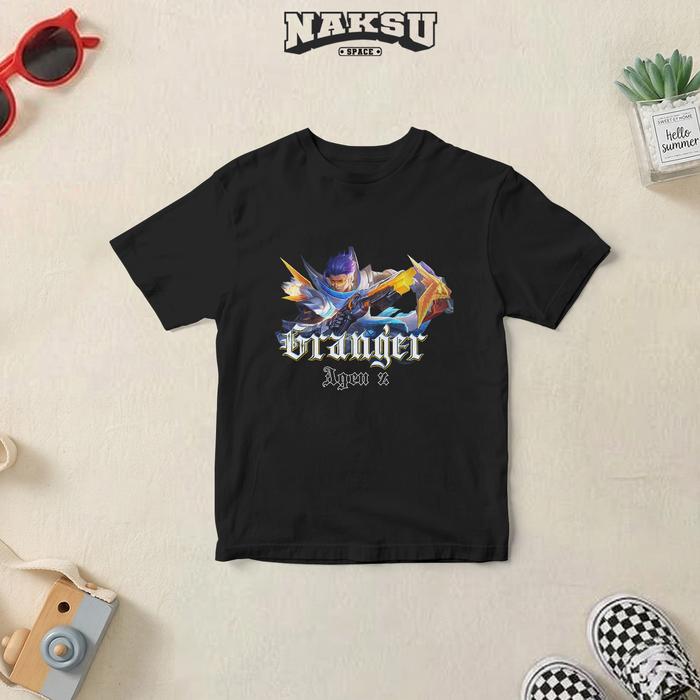 Kaos Anak Hero Granger Skin Epic Agen Z Baju anak mobile legend Bahan Lembut