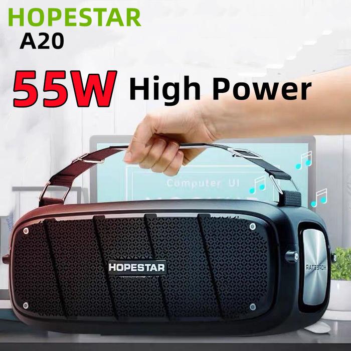 HOPESTAR 55W power Portable Bluetooth Speakers Powerful Bass