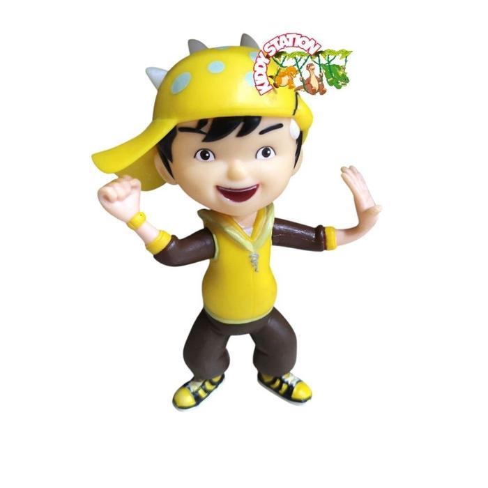 action figure boboiboy mainan topper cake boboiboy halilintar supra ice gempa angin harga 1pcs - Ang