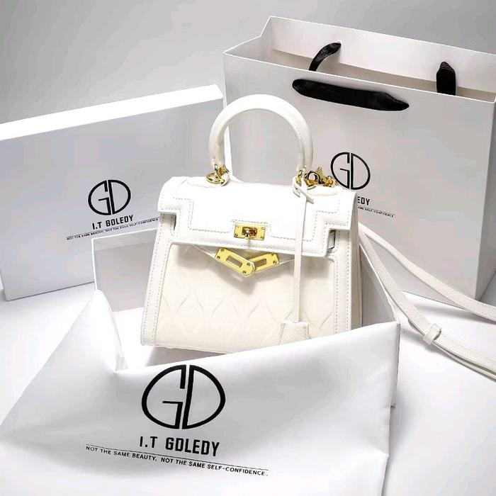 Tas Sling Bag Kelly Generasi Kedua High Quality dari Kulit Asli - Selempang - Wanita