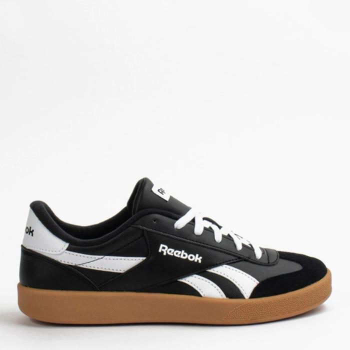 Reebok Classic Club Smash Edge S Leather Suede Black White Gum Original