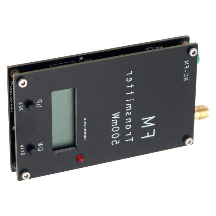 2000M 0.5W Adjustable Frequency FM Transmitter Frequency LCD Display Stereo Digital 76-108MHz Radio 
