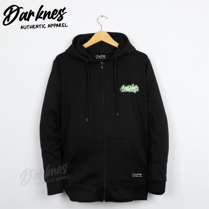 Outerwear Suiter Zipper Pria Unisex Terbaru 2024 Hoodie Ziper Cowo Cewe Warna Hitam Trend Korean Sty