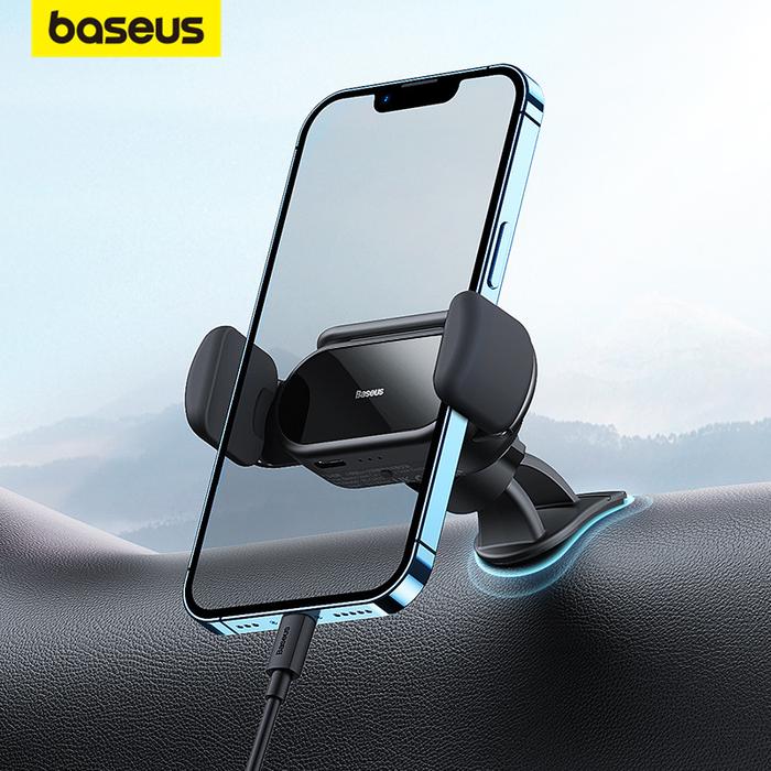 Baseus Car Phone Holder 360 Degrees Solar Electric Powered Universal