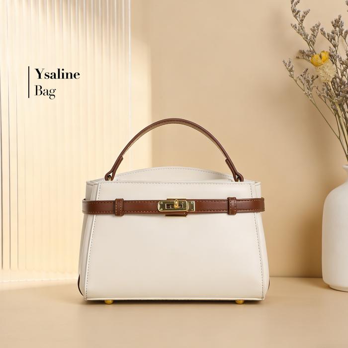Tas Wanita Model Kelly Mini, Tas Tangan & Selempang 2in1, Bahan Kulit PU Premium, Desain Elegan & Me
