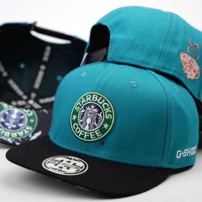 topi snapback brixton Starbucks cap original import / hat