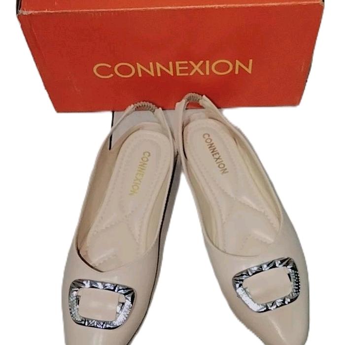 connexion,sepatu wanita, Flat Shoes Kerja