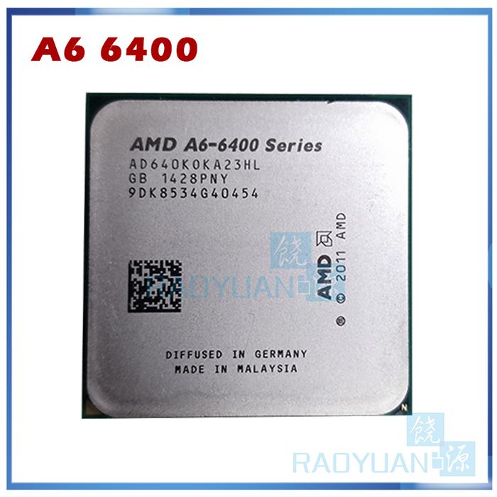 AMD A6 6400 A6 6400K A6-6400 A6-6400K 3.9Ghz 65W ثنايي النواة معالج