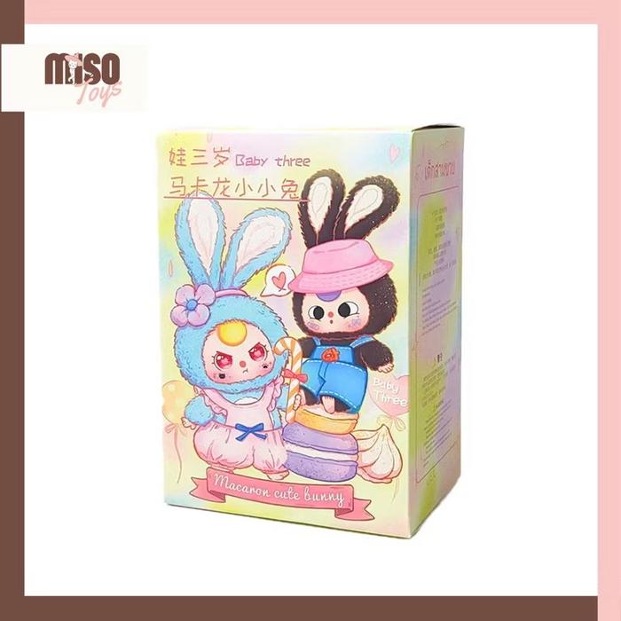 BABY THREE V3 Macaron Cute Bunny Vinyl-face Plush Series Figure Collection