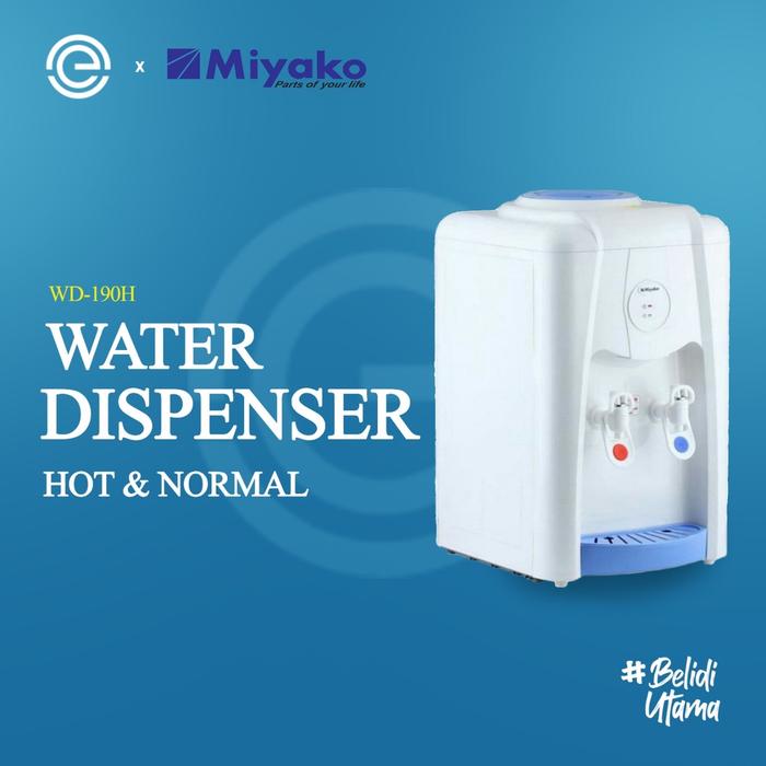 Miyako WD-190 Dispenser Air Galon Atas Panas & Normal