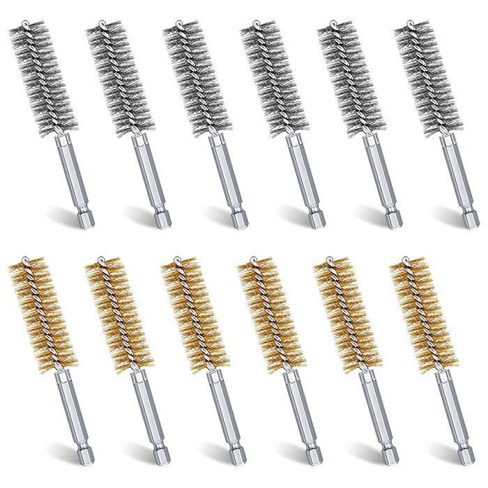Hole Brush Cleaning Brush Set Steel Wire Hole Brush Set Stainless