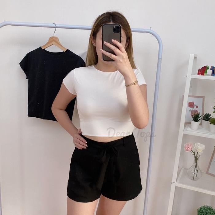 L A P A K S E N J A (DearTops) Basic Top / Fashion Blouse Sunshine Kerah Bulat / Bahan Silk (Double 