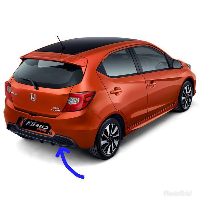 Diffuser Spoiler Bumper Bemper Belakang Bawah Brio 2018