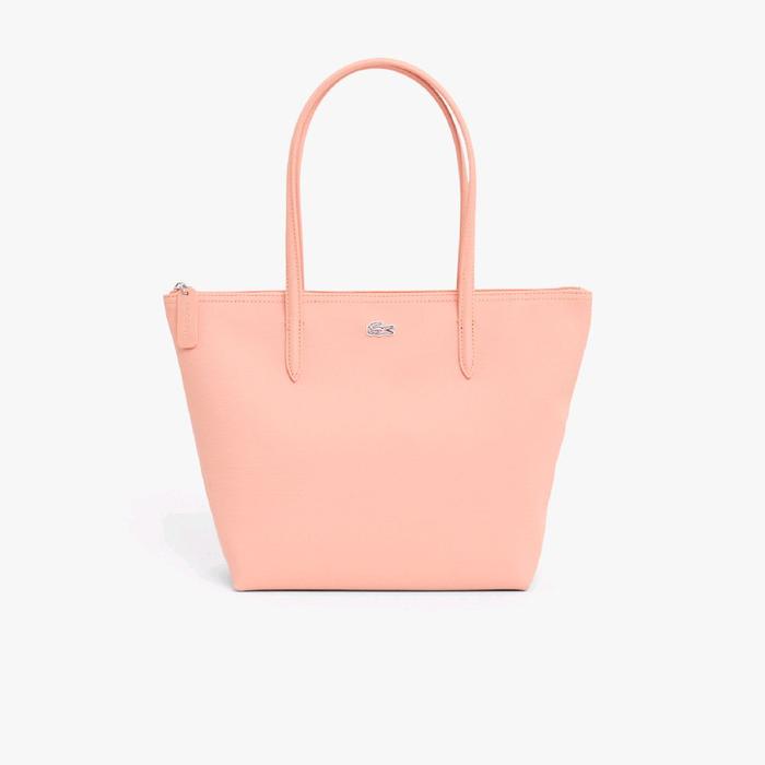 Lacoste Women's Small L.12.12 Concept Tote/Tote Bag Wanita - Pink