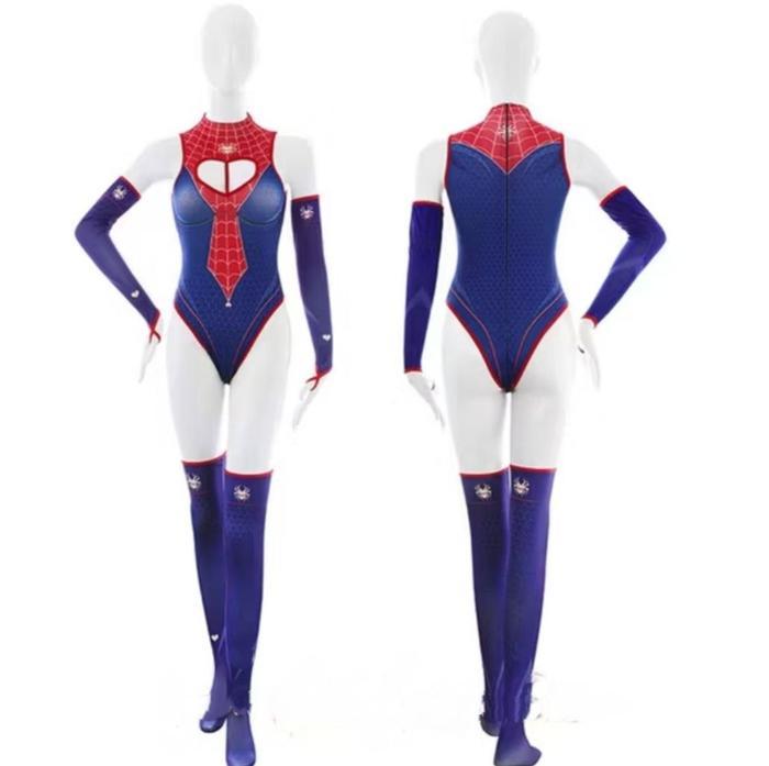 Lingerie Cosplay Kulit Latex Spider Premium Import-LY