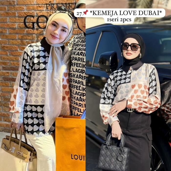 Keneja blouse love dubai original shellasaukia