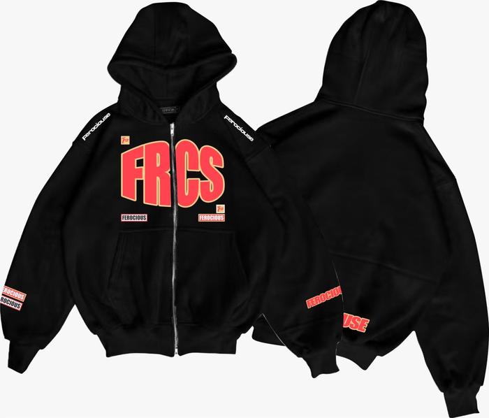 Jaket Sweater Hoodie Boxy Zipper frcs  University Bahan 100% Cotton Fleece Nyaman 280 gsm Distro Len