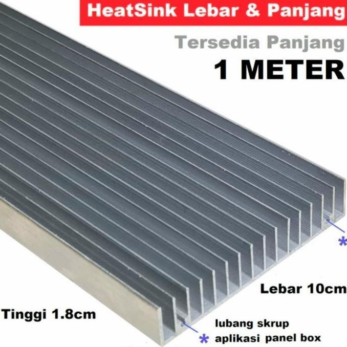 (Cooger) Aluminium Heatsink Besar Box Pendingin Led Ic Transistor Mosfet Final