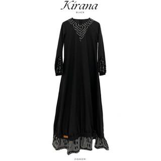 Zisheeri Kirana Dress Gamis Katun mix Tenun Elegant Mewah