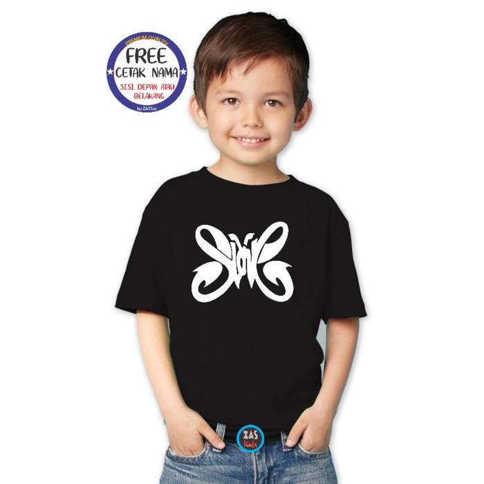 Kaos Band Anak Slank LOGO Free Cetak Nama/Tulisan Banyak Karakter
