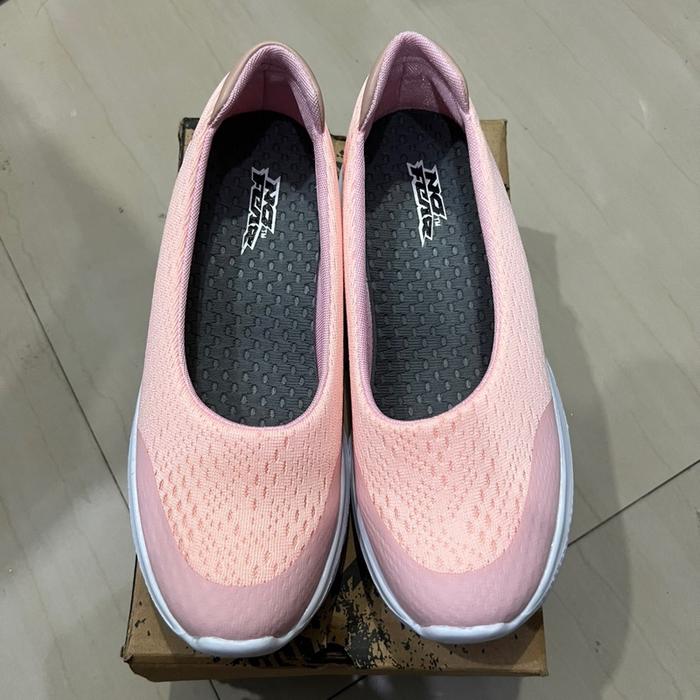 Sepatu Slip On No Fear Pink Amigo 100% Original